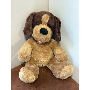 Build A Bear 2013 Plush Stuffed Dog Brown Caramel Tan Seated Puppy Toy Animal 15